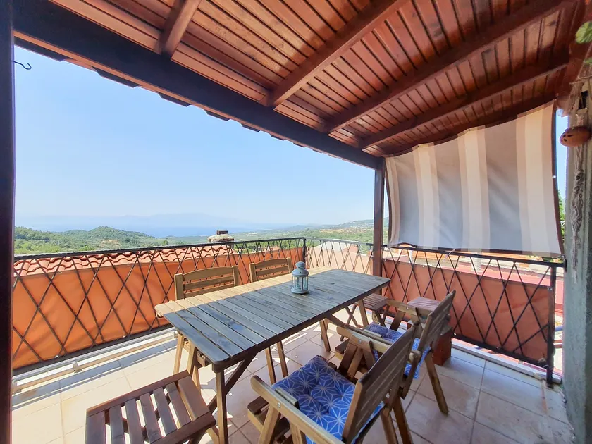 Aegean Sea View Terrace | Pingala Köy Evi Azul - Image 1