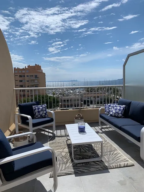 L'EFFET MER, DUPLEX SUR LE PORT AVEC SES 2 TERRASSES VUE MER - Image 1