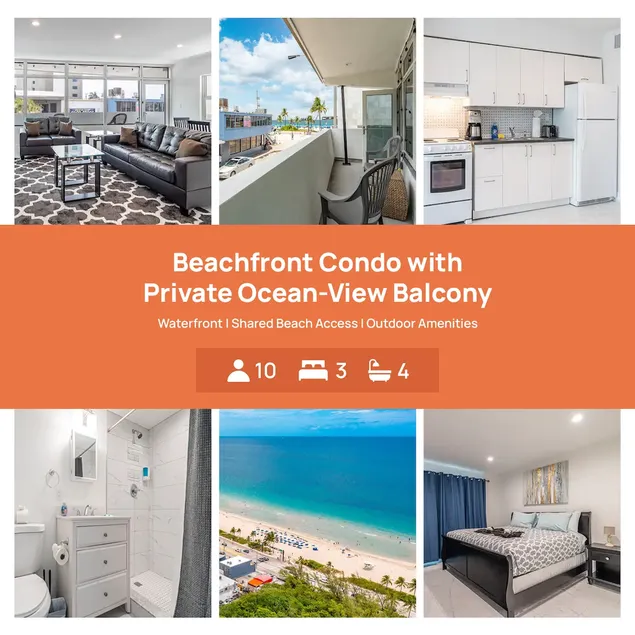 Beachfront Bloo's-2 Units-Ocean View Balcony #4/5 - Image 1