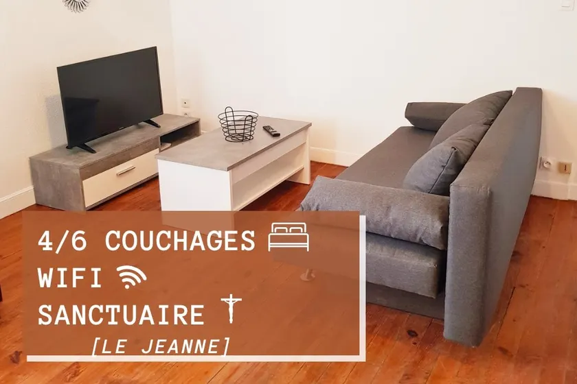 [LE JEANNE] 4/6 couchages, Wifi, sanctuaire - Image 1