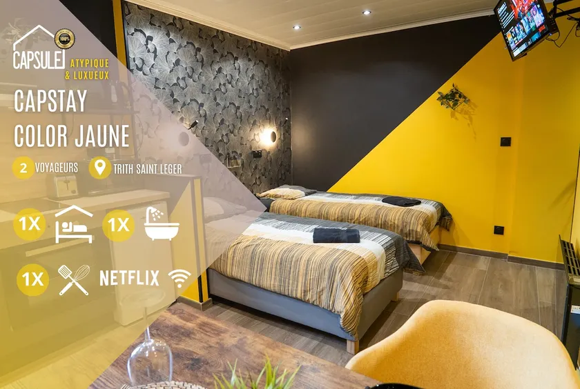 Capstay color yellow 7 Valenciennes & Netflix - Image 1