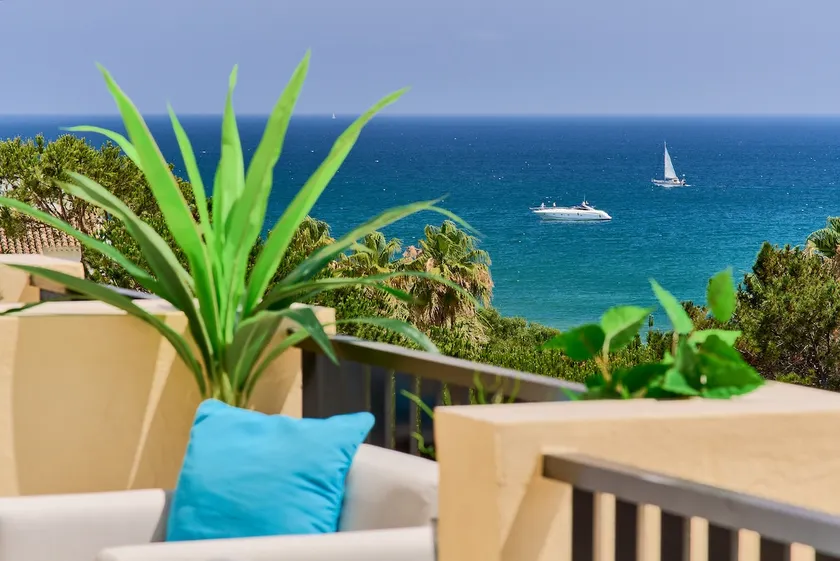 Honeymoon Corner Suite, sun-all-day terrace on the best beach of Marbella - Image 1
