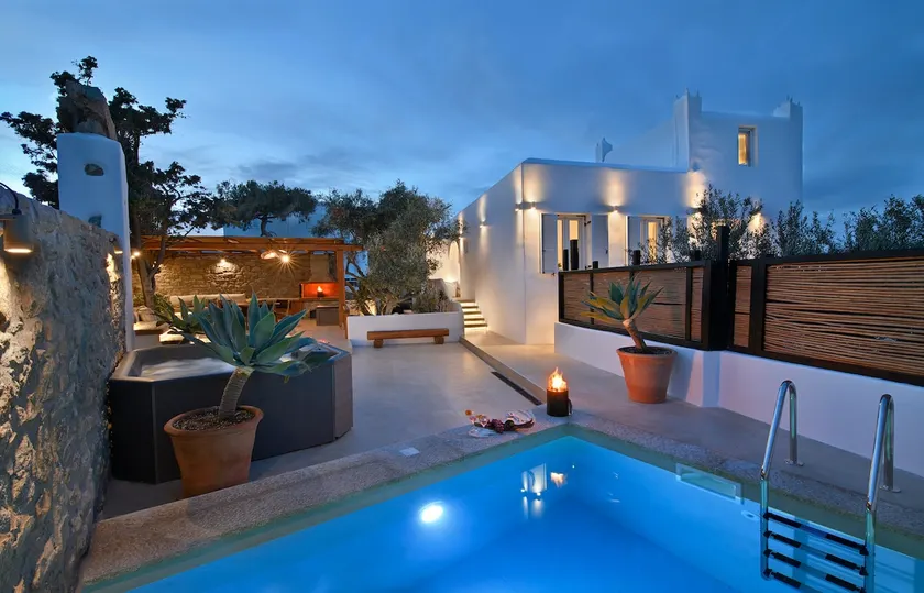 Villa Mykonos Heaven - Sea View & Outdoor Hot Tub - Image 1