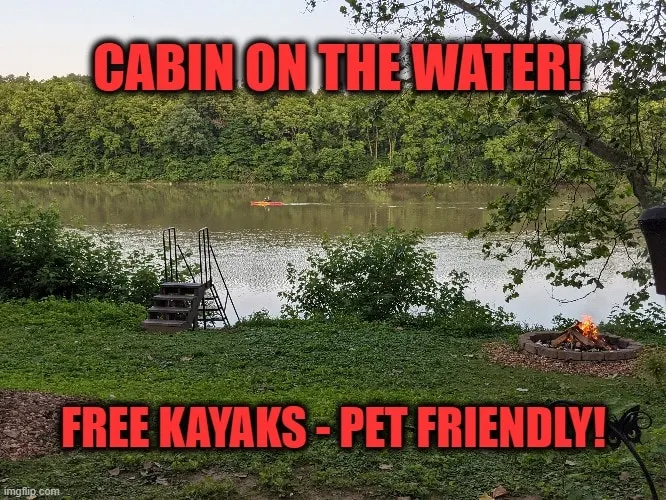 Log Cabin on the Water - Free Kayaks! - Image 1