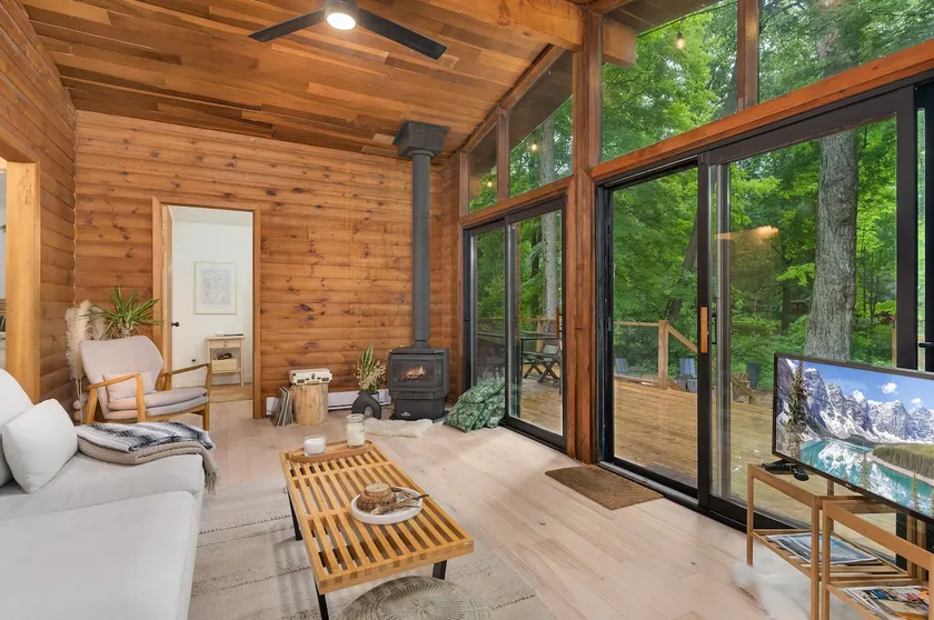 Black River Haus - Scandinavian Riverfront Cabin Muskoka - Image 1