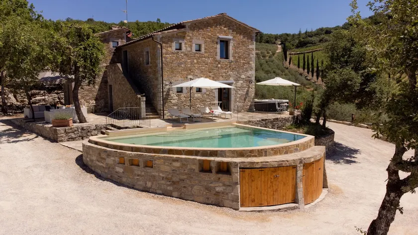 Villa with pool in Chianti - Castellare Petroso - Image 1