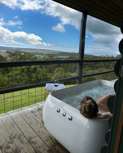 Outdoor spa Forest Cottage- amazing views - Image 1