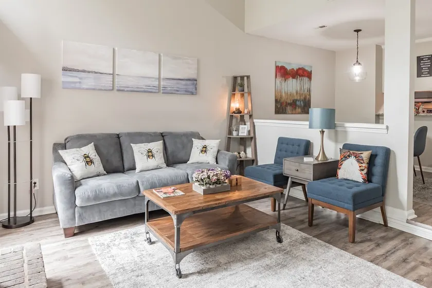 Modern Spacious 2BR w/ King Bed & Private Patio (So CLT) - Image 1