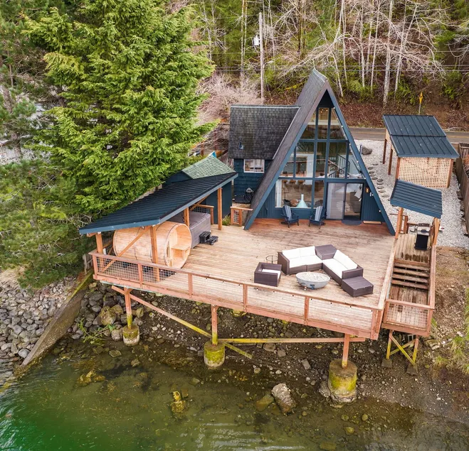 Waterfront A-Frame | Kayak, Hot Tub + Sauna - Image 1
