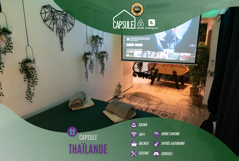 Capsule Thailand Jacuzzi Sauna Projector Console - Image 1