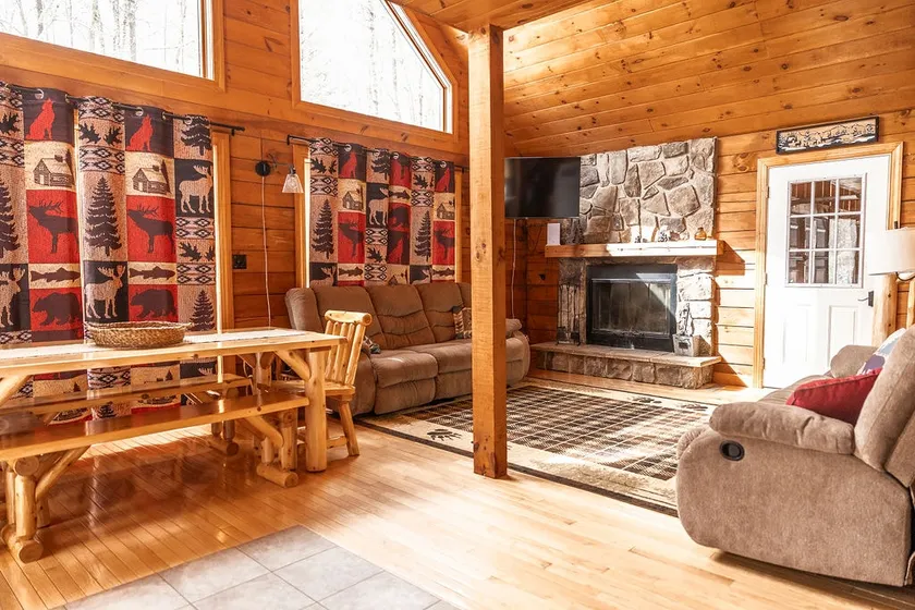 Rustic 3 BR Log Cabin w/ Hot Tub near Trout Run - Image 1