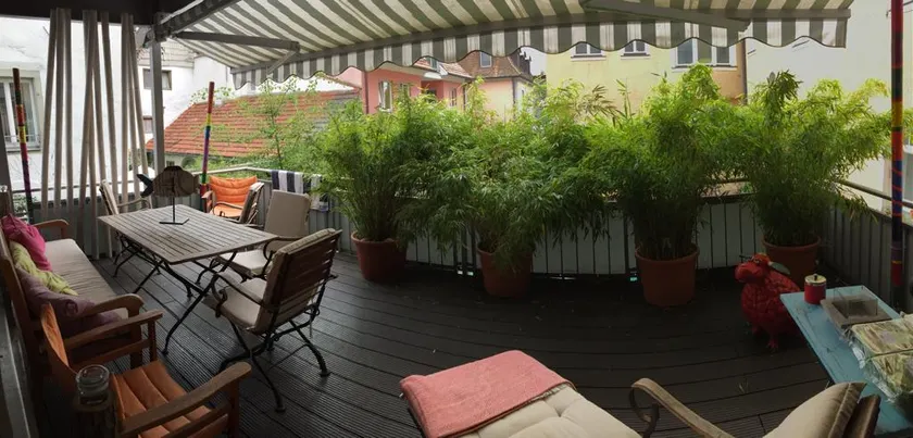 Vacation apartment with lake view - maisonette with roof terrace in the old town house on the island - Image 1