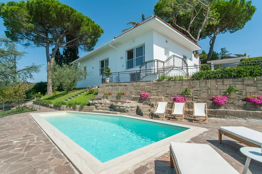Lakefront villa with swimming pool - Image 1