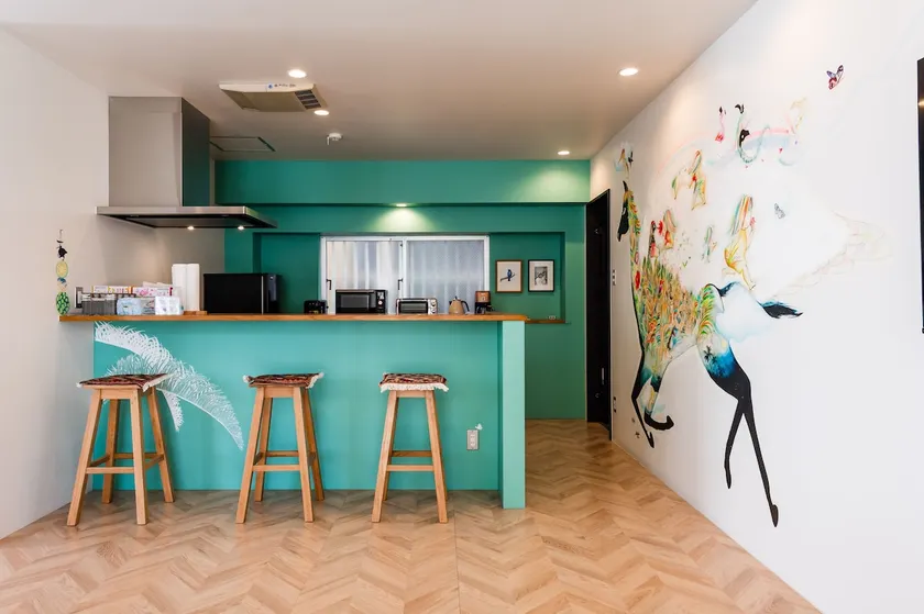 [Frank's CHATAN] Art house / Miyagi Coast / Spacious 2-bedroom, 2-bath unit / Maximum 6 guests - Image 1