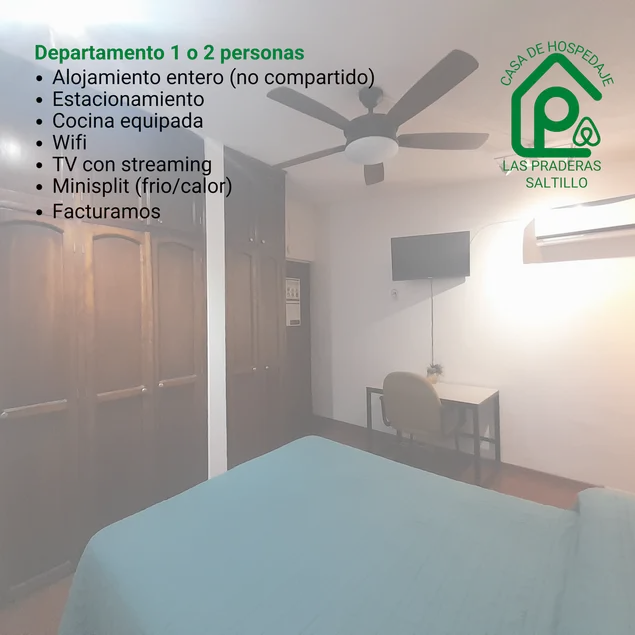 Apartment with matrimonial bed in Saltillo - Image 1