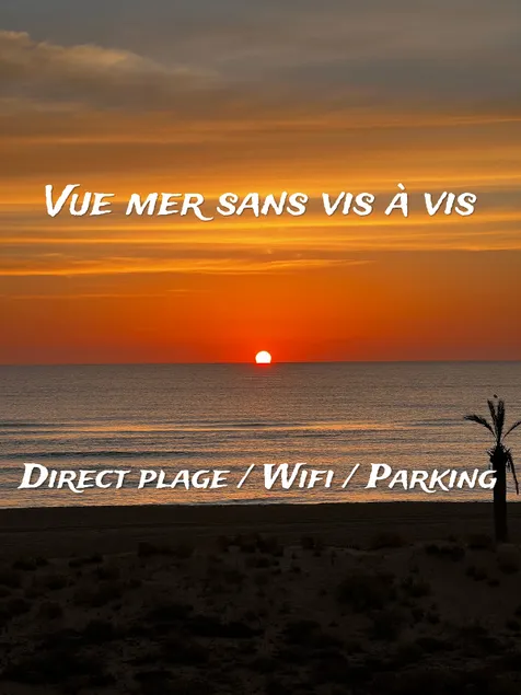 Two-room apartment facing the sea • Direct beach access + Parking - Image 1