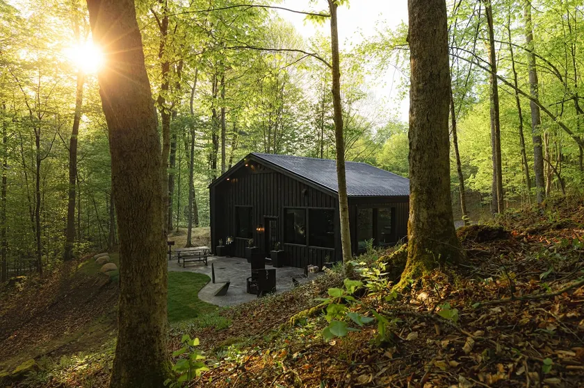 Birch Falls Spa Cabin at Evergreen Cabins - Image 1