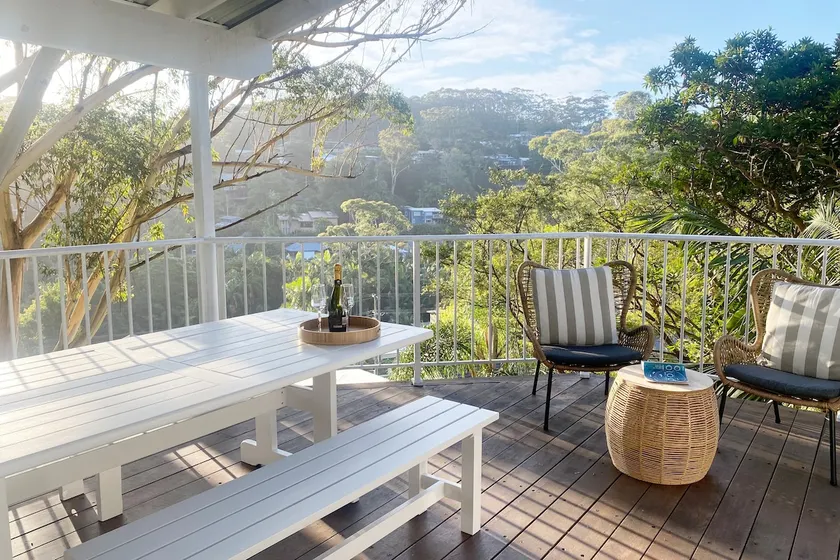 close to beach, huge deck valley views fireplace - Image 1