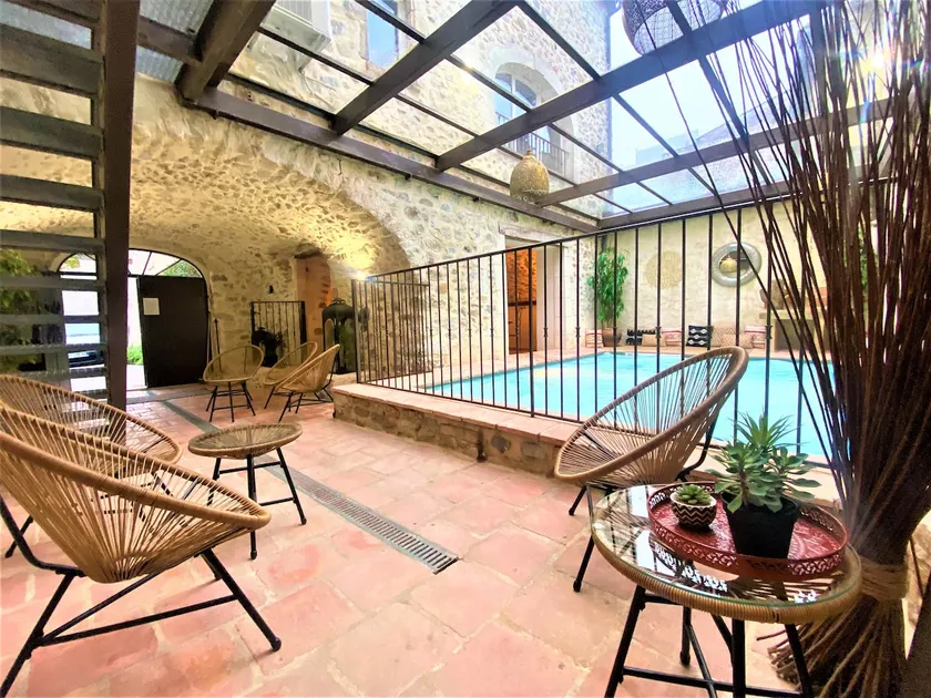 Group cottage 19p, 9 bedrooms, heated indoor pool - Image 1