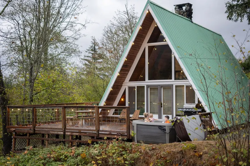 PNW A-Frame - Hot tub with view and A/C - Image 1
