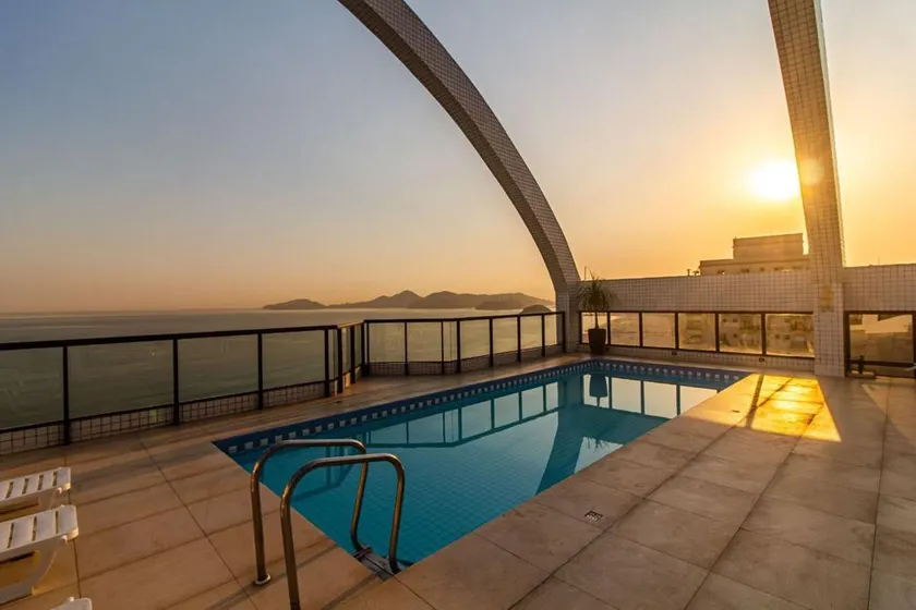 SHB - Pool, sea view and beachfront in Santos - Image 1