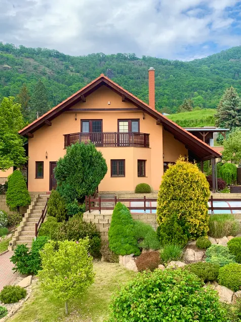 Vacation home with a heated pool and a fireplace - Image 1