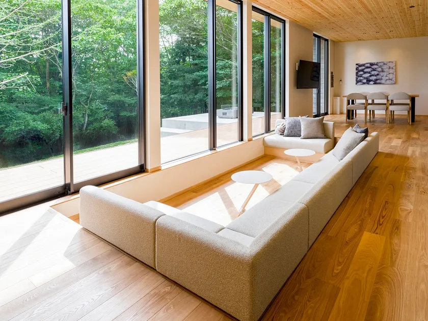 [Completely independent villa elegantly standing in the middle of nature] Natural hot spring/private sauna/6 people (104) - Image 1