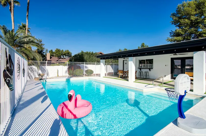 Modern 3BR Home w/ Heated Pool, Games & Parking - Image 1
