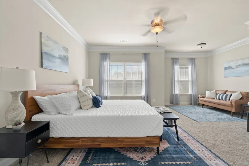 King bed | Spacious home near Ft Gordon - Image 1