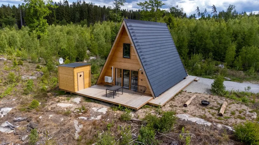 Cozy A-frame cottage surrounded by a magical panorama, incl sauna - Image 1