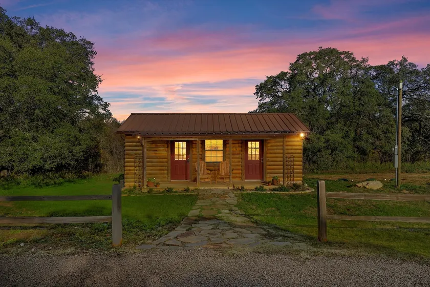 Small Log Cabin with Pickleball on Horse Ranch - Image 1