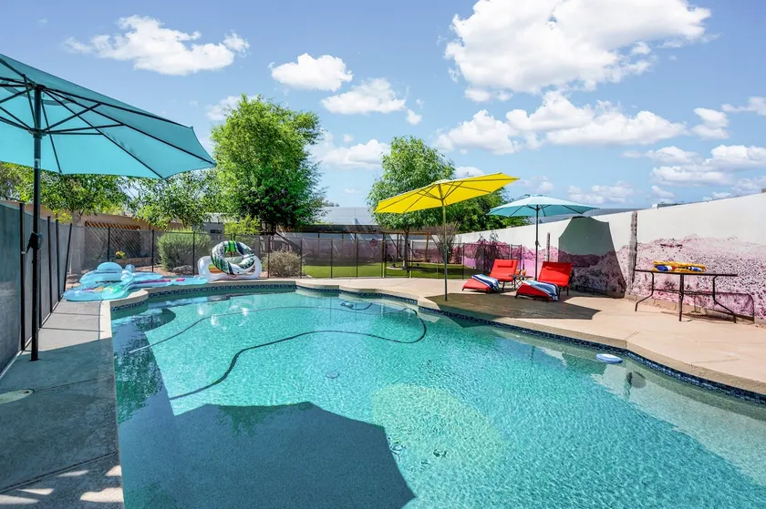 Peoria-90 Degree Heated Private Pool-Shuffleboard Table, Foosball, Pool Table - Image 1