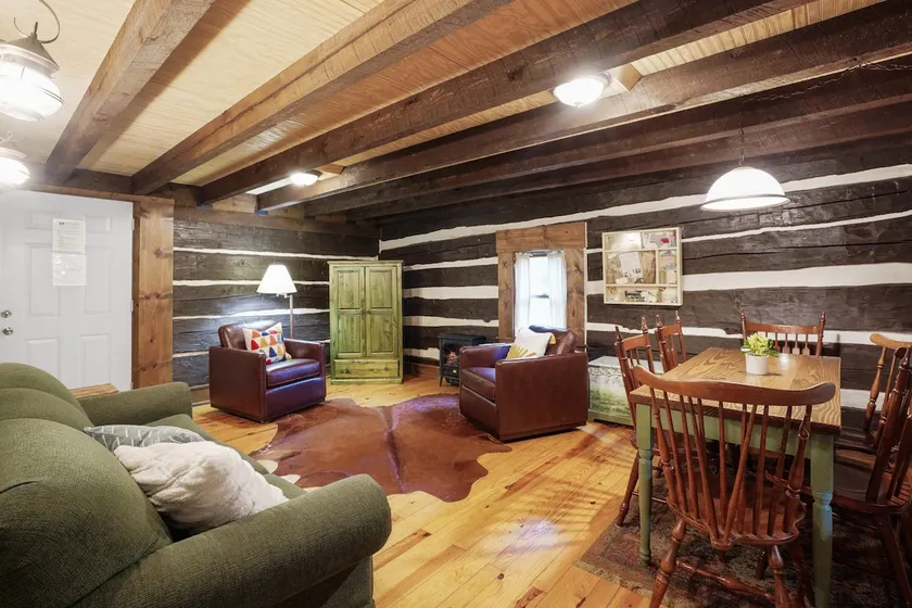 Hocking Hills Renovated 1850's Log Cabin w Hot Tub - Image 1