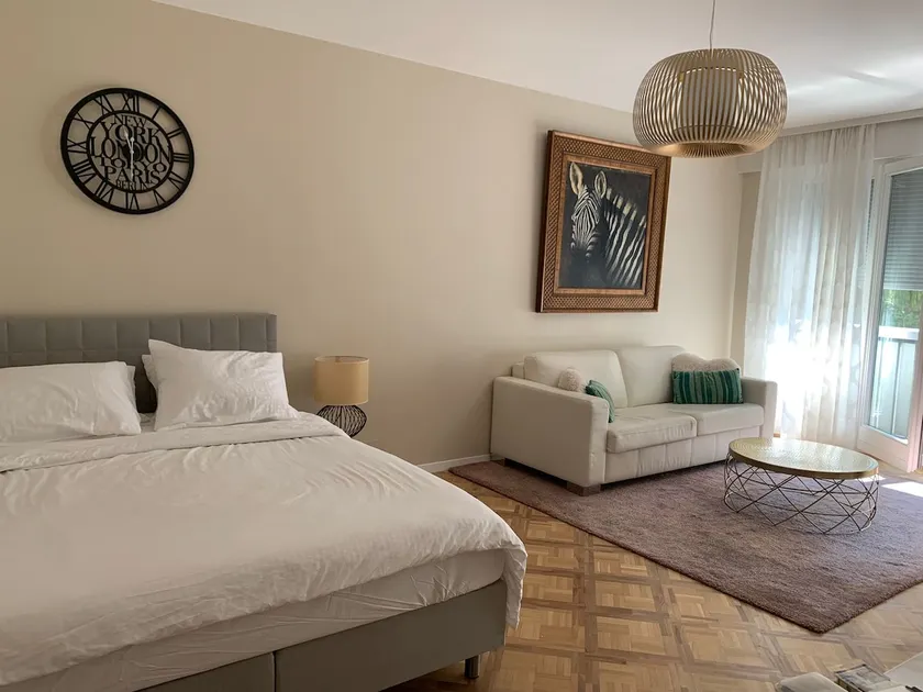 Cosy Studio Central Geneva with Parking - Image 1