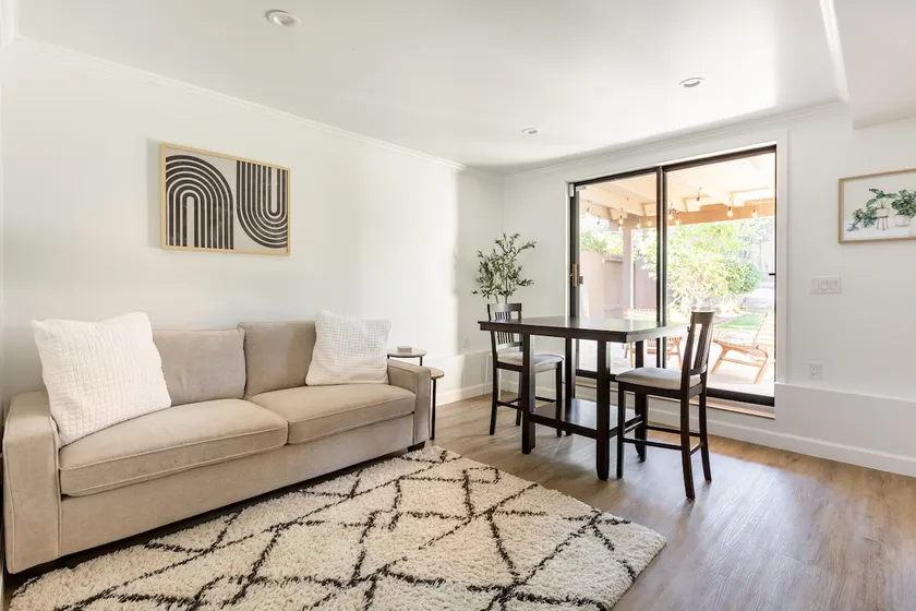 Chic 1bd/1ba Getaway with Patio & Backyard - Image 1