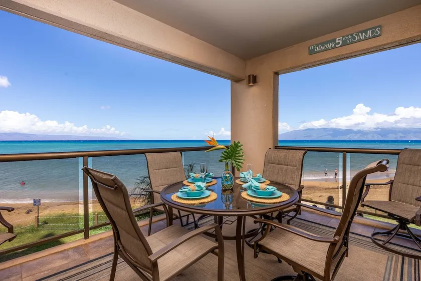 OCEAN FRONT 2Bd/2Ba Condo with AC - Sands Of Kahan - Image 1