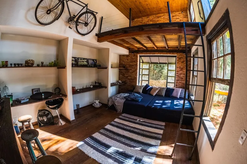 Loft overlooking the mountain and pond 2 - Inhotim - Image 1