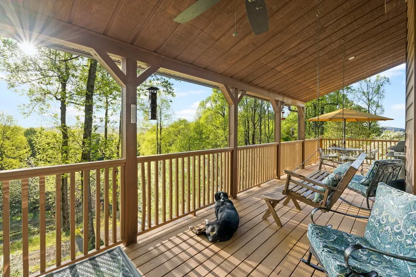 Sky Dog Pet Friendly Home Dupont Brevard Hiking Mountain Biking Porch Waterfalls - Image 1