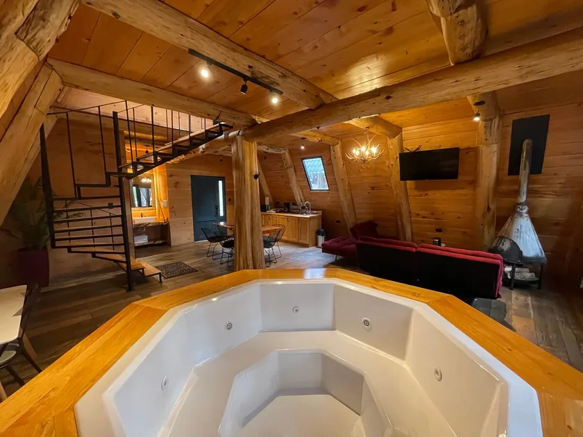 Family cabin with a jacuzzi surrounded by nature! - Image 1
