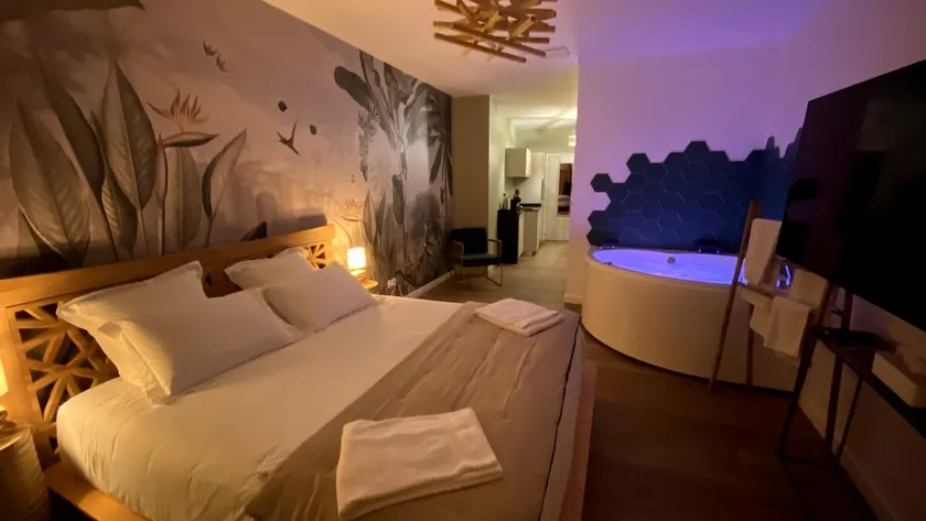 ”Le Colibri” air-conditioned apartment with Jacuzzi, pool - Image 1