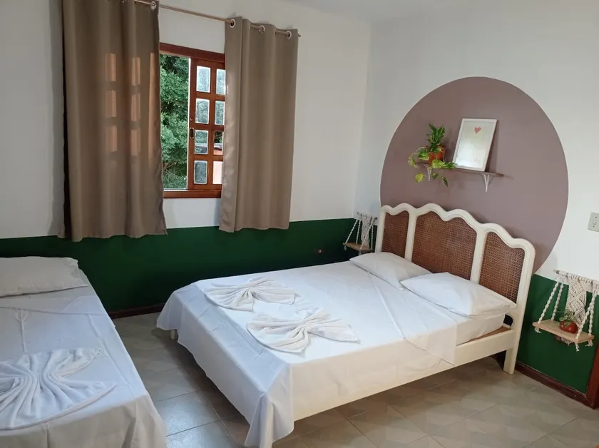 Eco Hostel Serra do Cabral, Room with two beds. - Image 1