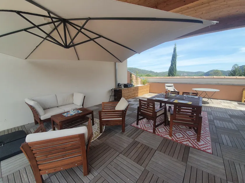 130 m² panoramic terrace – Air conditioning, Swimming pool - Image 1