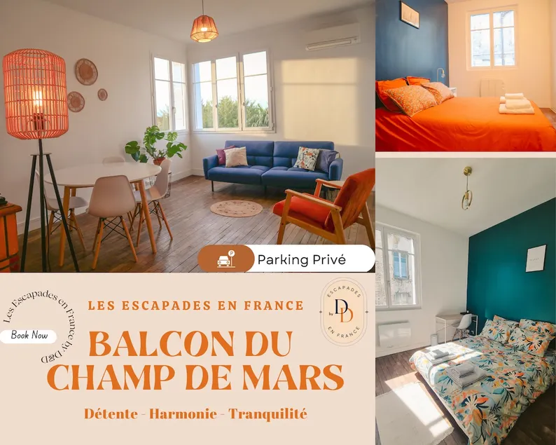 Champ de Mars Balcony - *Air conditioning *Parking - Image 1