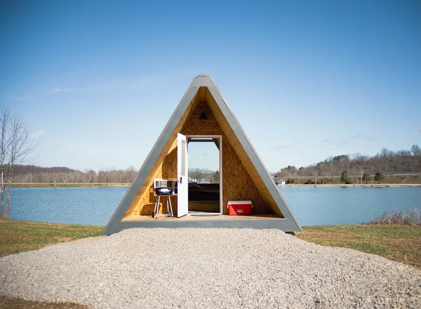 Glamplyfe Nature Experience: A-Frames on Lakefront L15 - Image 1
