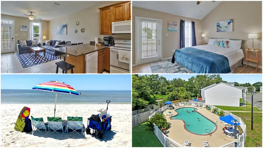 Beach Vacay! Walk to beach! 3Bed/3Bath*Pool*Gated - Image 1