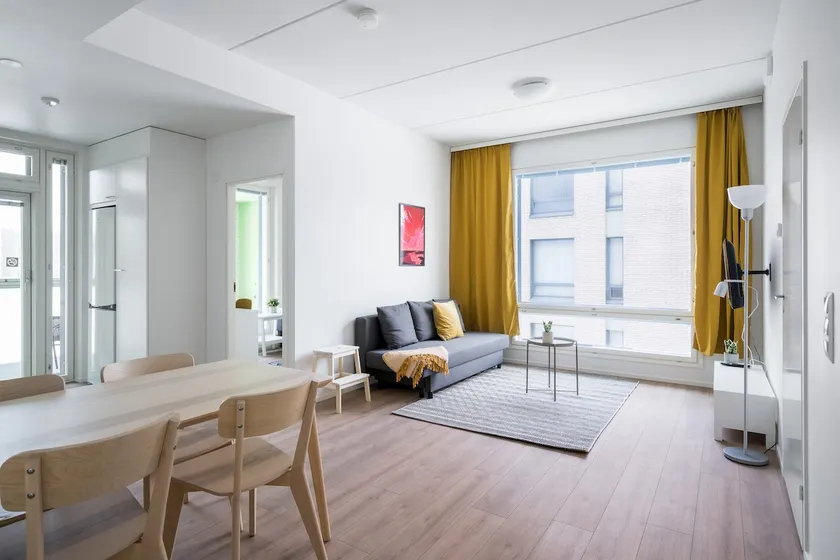 Apartment 2 bedrooms, sauna, balcony & parking - Image 1