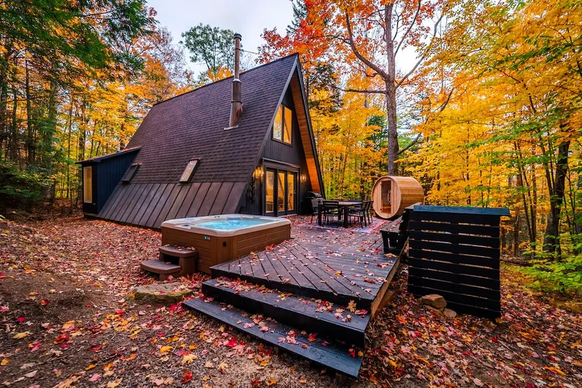 Okemo A-Frame - Floor Hammock, Sauna & Hot Tub - Image 1