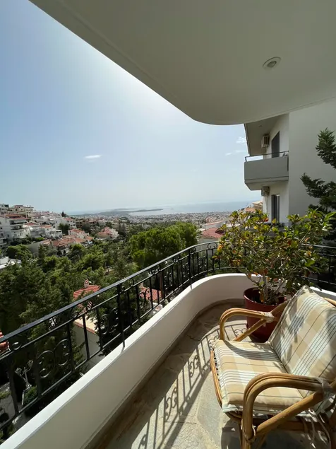 Studio with breathtaking view in Panorama Voula - Image 1