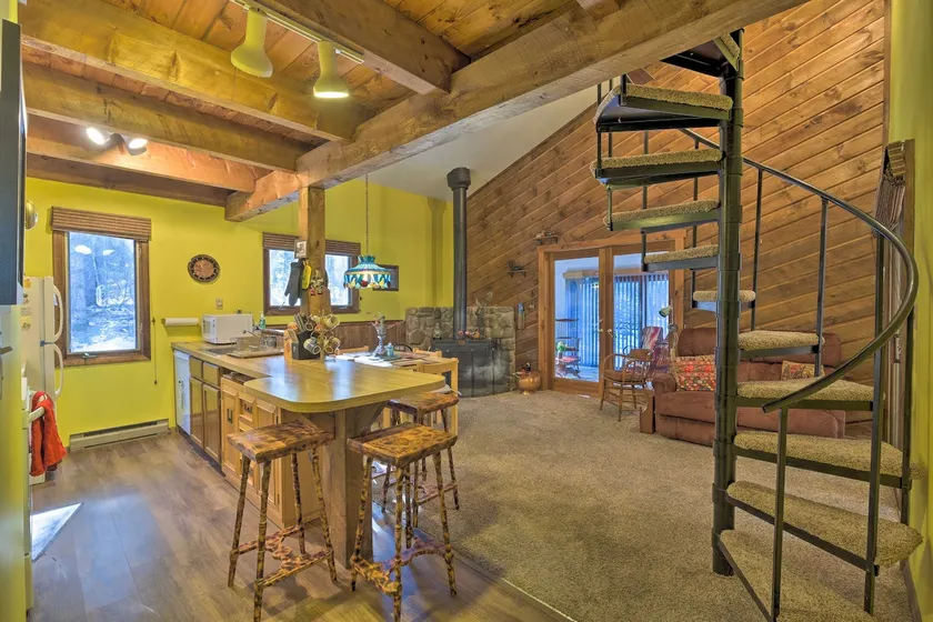 Catskill Mountain ski cabin with fire pit - Image 1