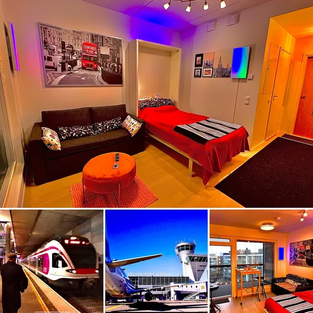 To LuxStudio HYMNI From Helsinki Airport 6 min, to City 27min, FreeParking in Kivistö - Image 1